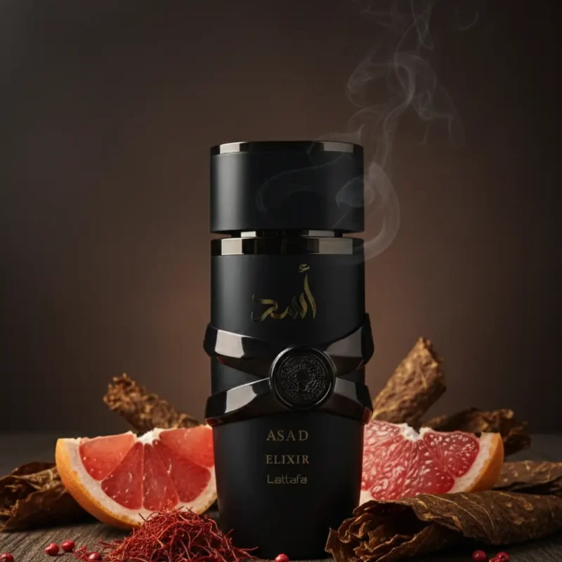 Lattafa Asad Elixir EDP férfi parfüm üveg – arab parfüm dekant és illatminta