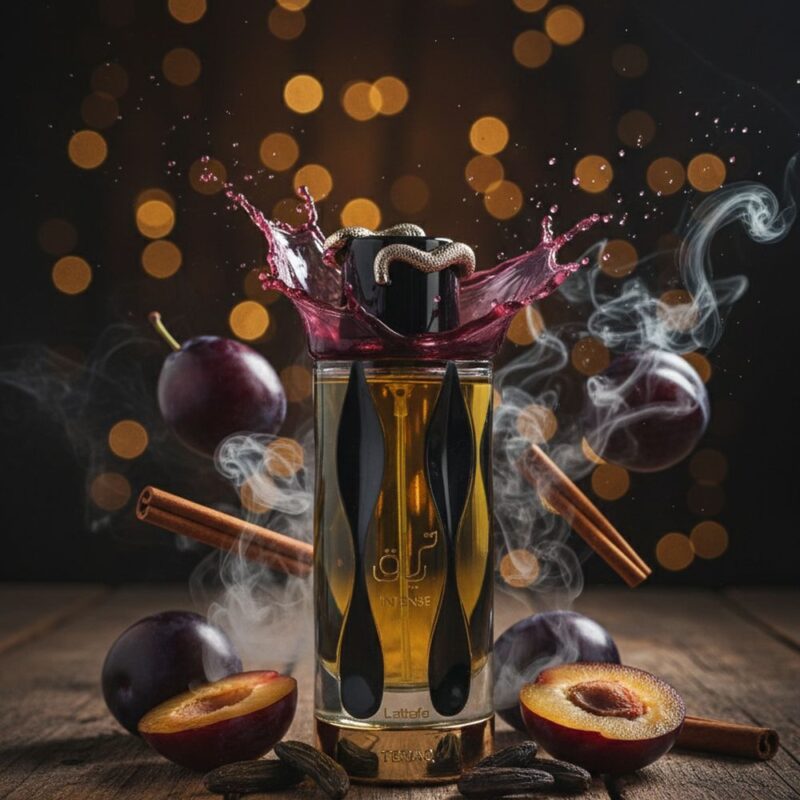 Lattafa Teriaq Intense arab parfüm – sötét, elegáns illathangulat