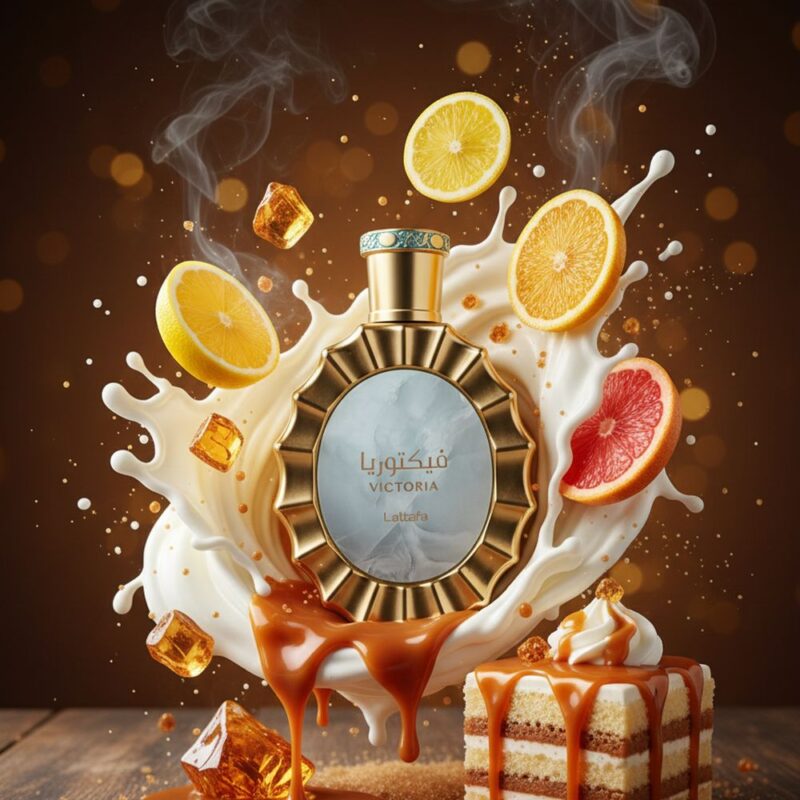 Lattafa Victoria EDP női parfüm – citromos habpite és vanília illat